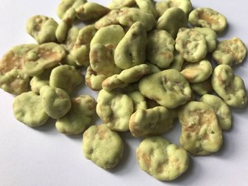 Het landbouwaroma van de Tuinbonenwasabi van Tuinboonsnacks Kruidige, Droge Geroosterde
