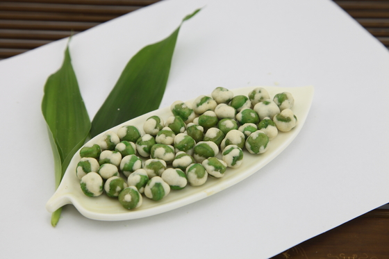 Met een laag bedekt Fried Green Peas Snack Gediplomeerd BEC van veganistwasabi Aroma