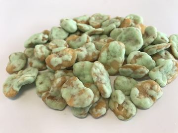 Met een laag bedekte Geroosterde Wasabi zoutte de Vitaminen van het Tuinbonenvoedsel Bevat voor Kinderen