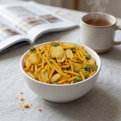 Drievoudig knapperige bonen gemengd met stokjes - Perfecte smakelijke smaak Klaar te eten sojabonen snacks