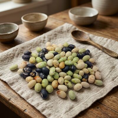 Triple Bean Blend Soja Bean Snacks - licht gezouten, oliearme geroosterde gemengde sojabone snacks