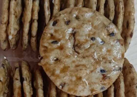 Geen het Kleuren Aroma van de Sesamsojasaus roosterde de knapperige Snacks van Rijstcrackers al tijd