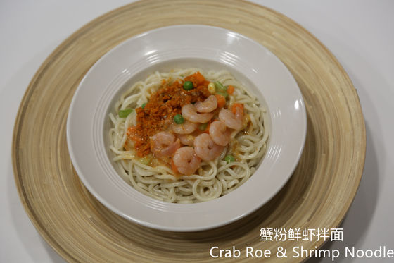 OEM de Microgolf verwarmt Krab Roe And Shrimp Noodle opnieuw