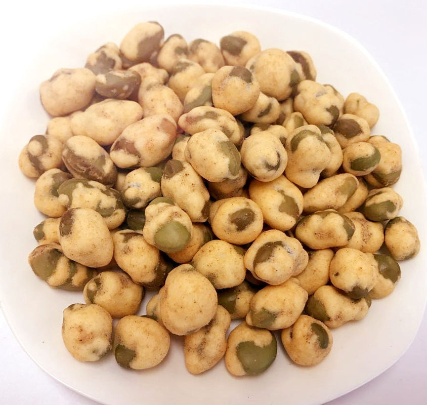 Het volledige de BARBECUEaroma van Bean Snacks van de voedings Internationale Soja bedekte Geroosterde Edamame Healthy Foods-veganist met een laag