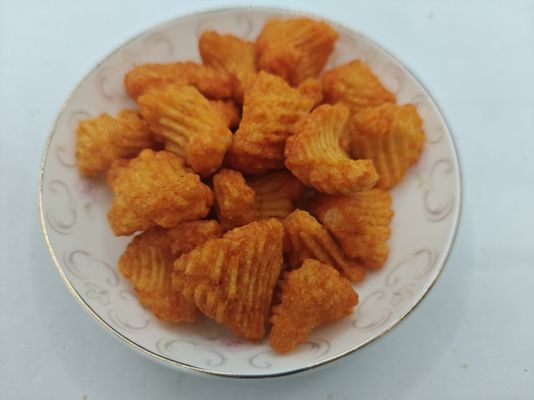 Heerlijke Snacks Knapperige Spiraal Rijstcrackers Met Verfijnde Smaak