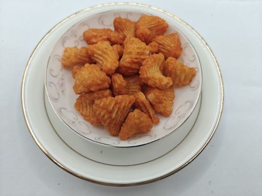 Heerlijke Snacks Knapperige Spiraal Rijstcrackers Met Verfijnde Smaak