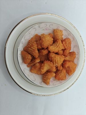 Heerlijke Snacks Knapperige Spiraal Rijstcrackers Met Verfijnde Smaak
