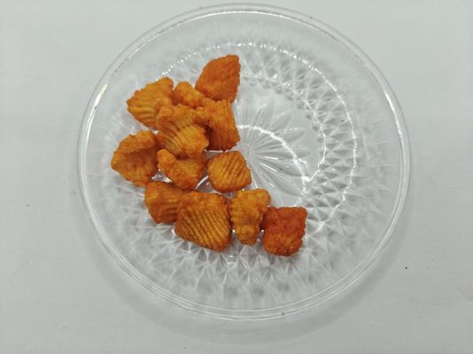 Schelpvormige gepofte snacks