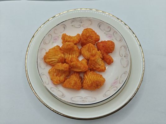Schelpvormige gepofte snacks