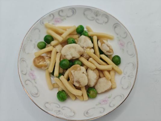 gezouten garnalen en bonensnips snack