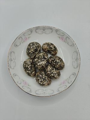 Zwarte en witte sesam cashewnootjes