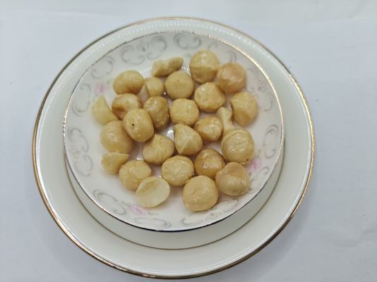 Geroosterde macadamia noten