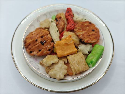 Originele Gemengde Rijstcrackers met Aangepaste Smaak, Bulkverpakking met Olie-ingrediënten