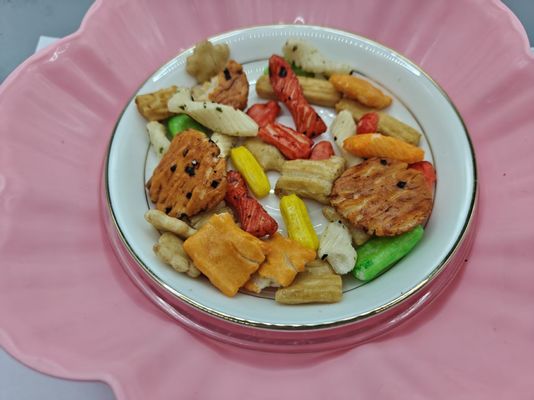 Originele Gemengde Rijstcrackers met Aangepaste Smaak, Bulkverpakking met Olie-ingrediënten