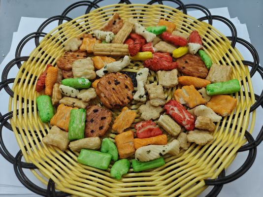 Originele Gemengde Rijstcrackers met Aangepaste Smaak, Bulkverpakking met Olie-ingrediënten