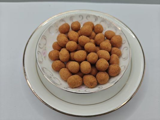 Kruidige gemonteerde pinda's met een vurige kick aromatische smaak