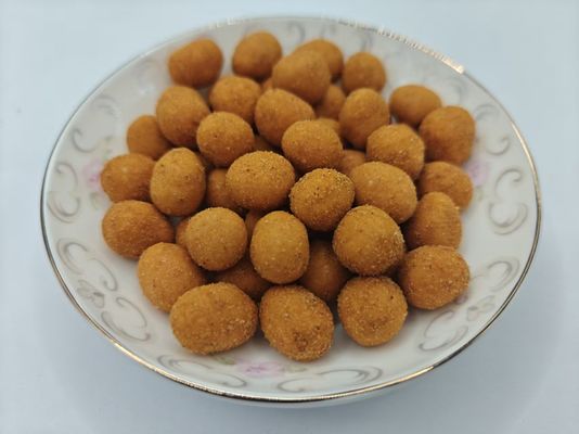 Kruidige gemonteerde pinda's met een vurige kick aromatische smaak