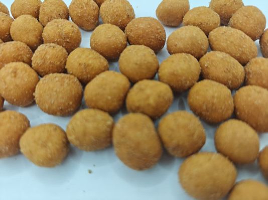 Kruidige gemonteerde pinda's met een vurige kick aromatische smaak