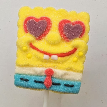 Cartoon personage Marshmallow Lollipops