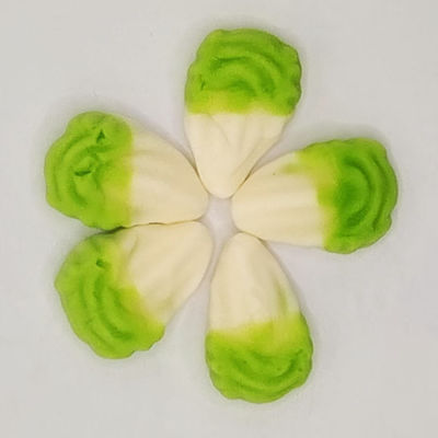 Grappig gevormde kauwgommen Kleurrijke plakjes en creatieve vormen