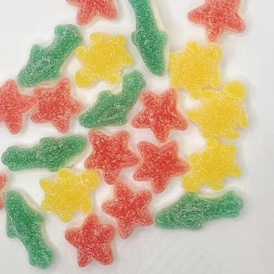 Kleurrijke gummy candies gevarieerde fruit smaakvolle leuke snacks