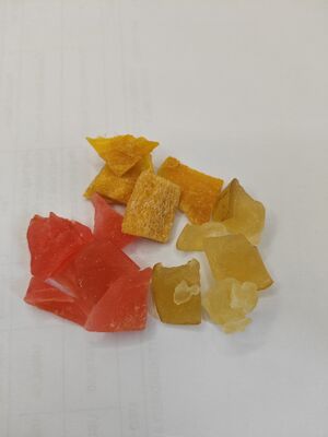 Gedroogde aardbeien mango Honing Pomelo Trio Mix Zoete kauwige gegarandeerde fruit snack