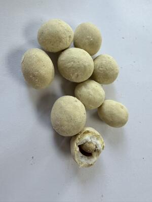 Soybean Flour Coated Roasted Soybeans – Crunchy High Protein Vegan Snack