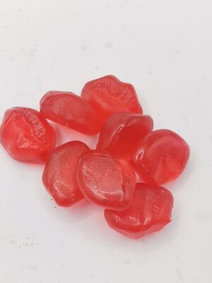 Suikervrije aardbeien smaak schoonheidsgummies met collageen en biotine in 7 zakjes voor gezonde huid en haar