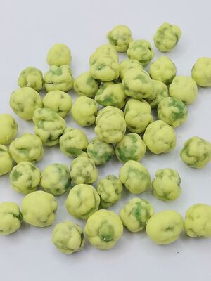 Wasabi Groene erwten Sojabonen Snacks met lange houdbaarheid, HACCP/BRC/KOSHER/HALAL gecertificeerd en zacht gebakken