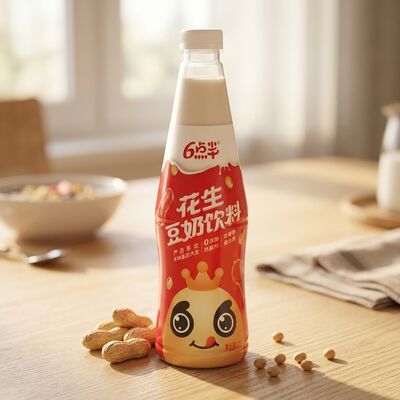Sojamelk drank met twee granen voeding en premium ingrediënten in een schone en gezonde formule