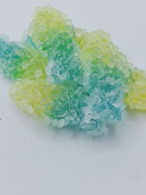 Glimmerende kristal suikercoating beervormige gummies met dubbele textuur voor veelzijdige alle gelegenheden Sojabonen snacks