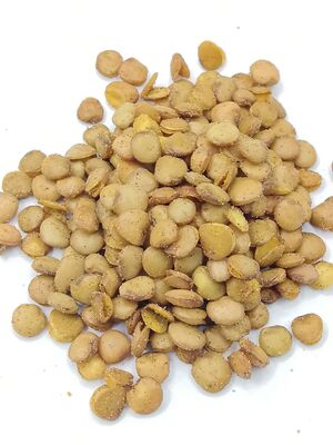 Buffalo-bedekte edamame snacks met een gedurfde Buffalo smaak, knapperige Edamame met schel en veel plantaardig eiwit