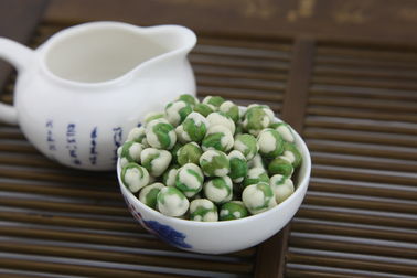 Het Knoflookaroma van veganist Volledig Natuurlijk Met een laag bedekt Fried Green Peas Snack Crispy