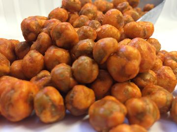 Micro-elementen van de de Kikkererwtensnack van koningsbonen bevatten de Kruidige Met laag vetgehalte Kosjer Producten