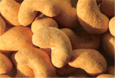 Garnalen Met een laag bedekte Lage Cashewnootsnacks, - de Cashewnoten van de caloriebarbecue Geen Voedselkleur