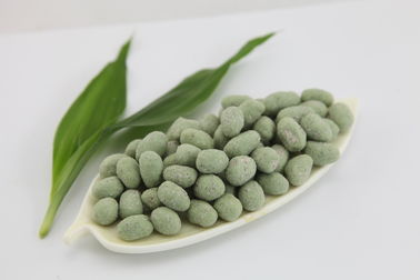 Thaise Wasabi Gepoederde Suikerpinda's om Groene Kleurengezondheid Certifiacted