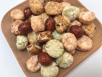 De Kokosnotenaroma van konings plukte het Cracker Met een laag bedekte Pinda's Grondstof met de hand Geen Pigment