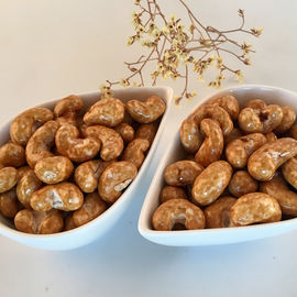 Gezond Met een laag bedekt Geroosterd van de Cashewnotensnacks van het Sojasausaroma de Vrije tijdsvoedsel Geen Voedselkleur Kosjer Halal BRC