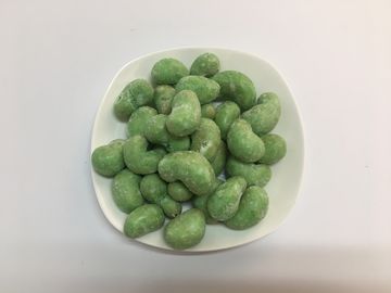 De goede Smaak Wasabi bedekte Cashewnootsnacks BRC/HACCP Verklaarde de Nootsnacks met een laag van de Voedsel Gezonde Goede Smaak