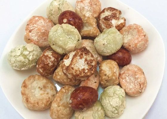 Wasabi Gezouten BBQ Met een laag bedekte van de Mengelingspinda's van de Pindasnack Crackers Geroosterde de Koningscrackers