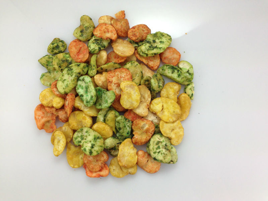 Het knapperige Kleurrijke Gemengde Fried Broad Bean Chips Spicy-Aroma van de Zeewierkerrie