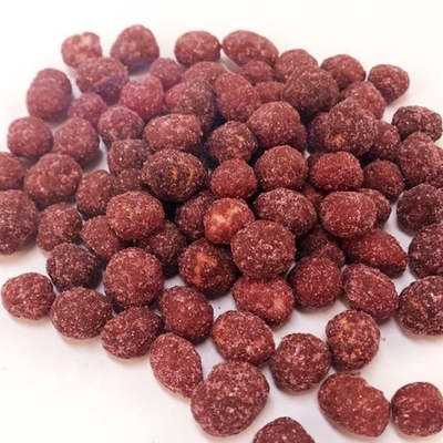 De purpere Bataatbloem bedekte het Geroosterde Voedsel van de Pinda Knapperige en Knapperige Snack met KOSHER/BRC/HALAL/HACCP-Certificatie met een laag