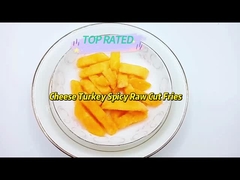 Kaas kalkoen pittige rauwe gebakken friet