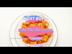 Mini gebakken rijstcrackers