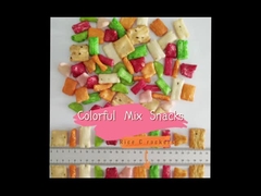 BBQ / Kaas / Kruidige smaak Knusperig Multi Shape Rijst Crackers BRC HACCP