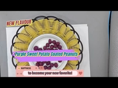 Krullerige paarse zoete aardappelen